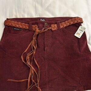 Dolce mini skirt in Maroun color